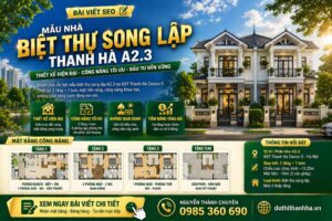 mẫu biệt thự thanh hà a2.3 song lập