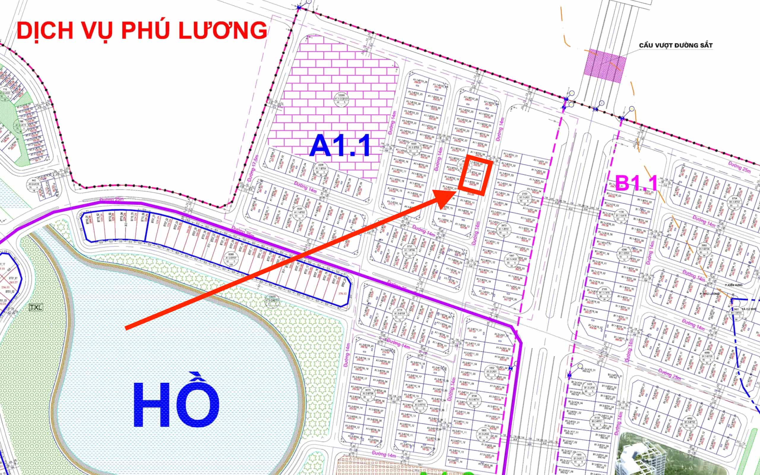 bán biệt thự thanh hà a1.1 biệt thự 2