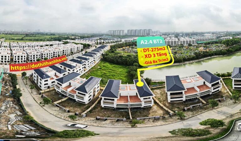 bán biệt thự thanh hà a2.4