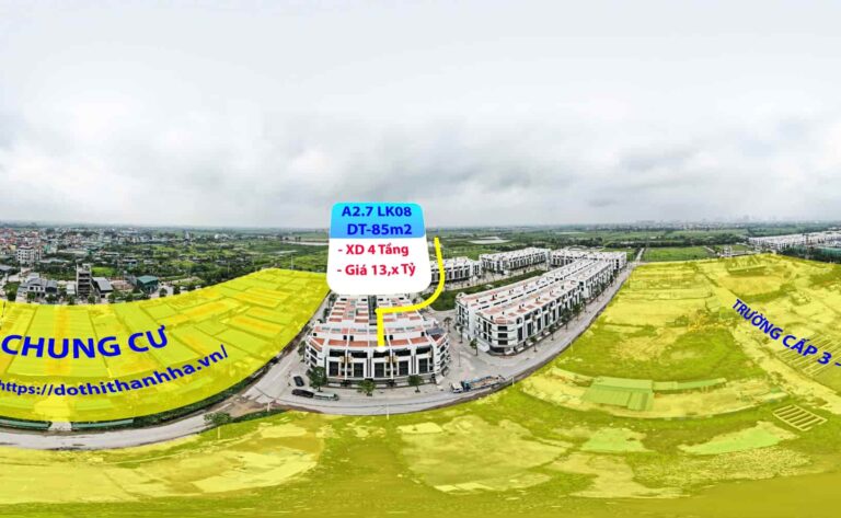 bán liền kề thanh hà a2.7 liền kề 8