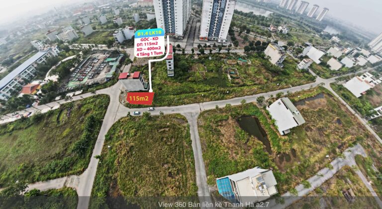 bán liền kề thanh hà b1.4 góc kinh doanh giá rẻ