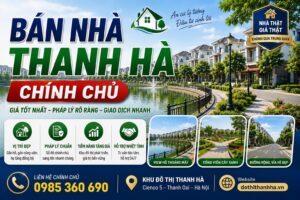 bán nhà thanh hà chính chủ