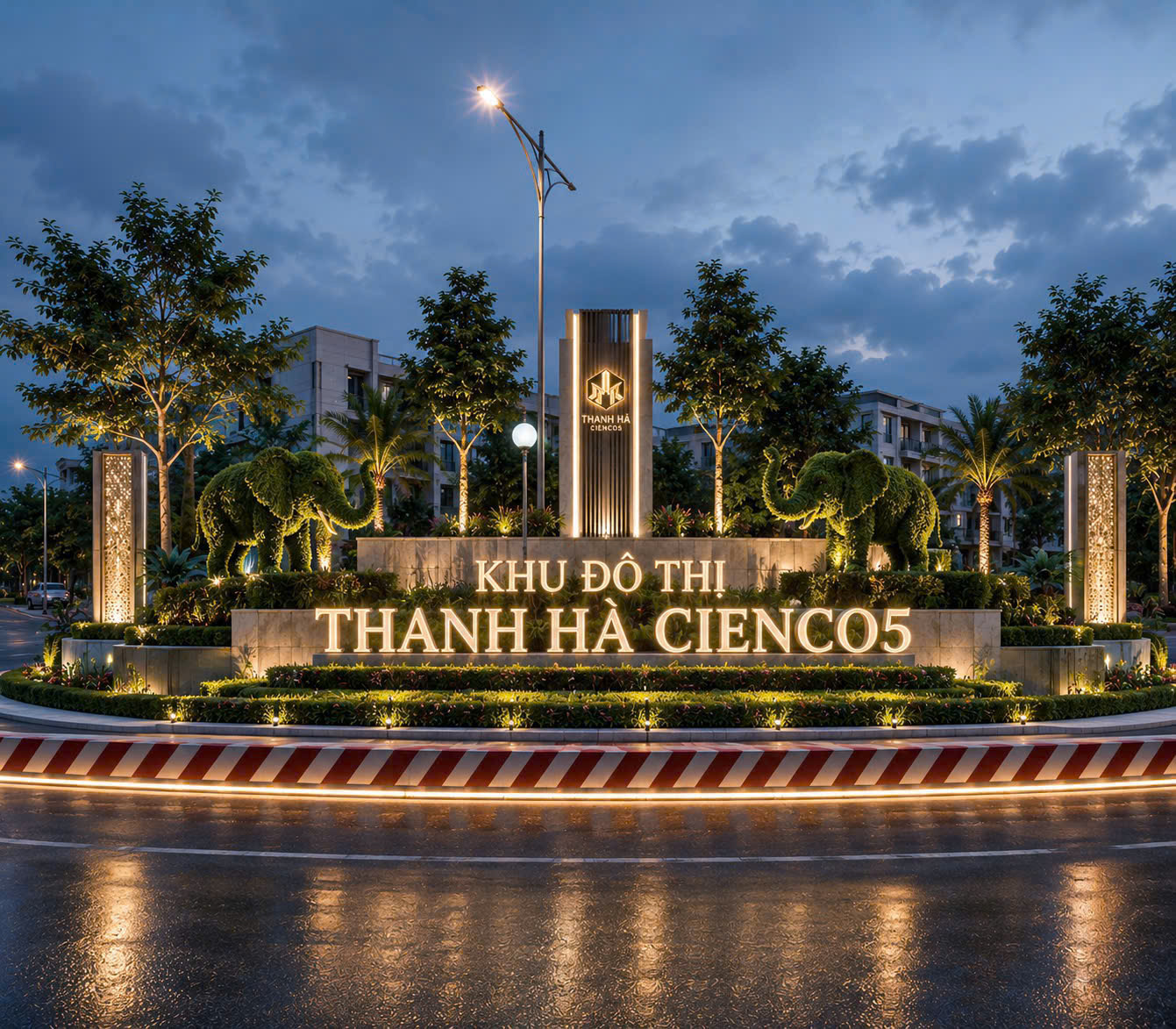biểu tượng khu đô thị thanh hà