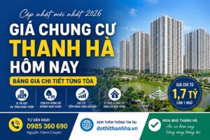 giá chung cư thanh hà hôm nay