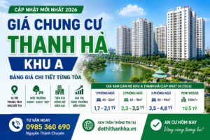 giá chung cư thanh hà khu a