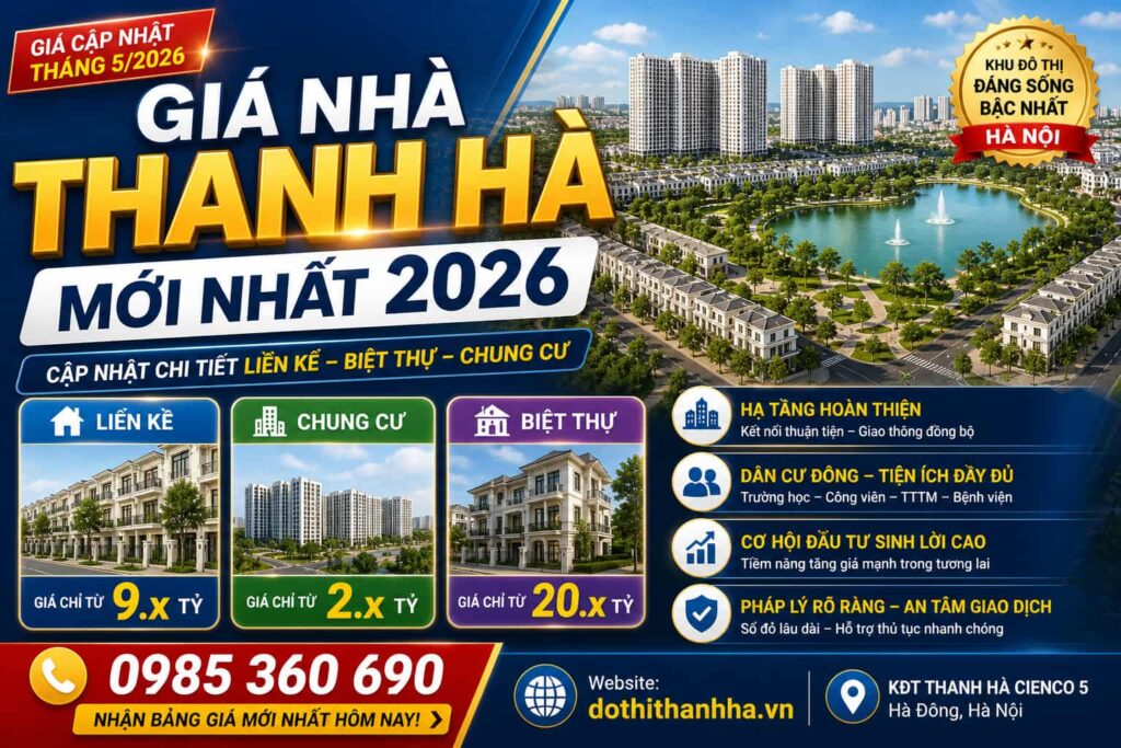 giá nhà thanh hà