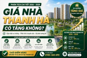 giá nhà thanh hà có tăng không