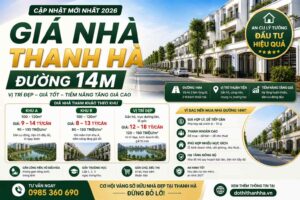 giá nhà thanh hà đường 14m