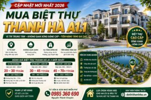 mua biệt thự thanh hà a1.1