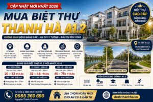 mua biệt thự thanh hà a1.2