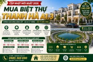 mua biệt thự thanh hà a1.3