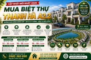 mua biệt thự thanh hà a2.2