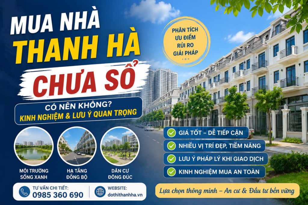 mua nhà thanh hà chưa sổ