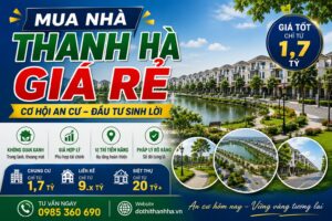 mua nhà thanh hà giá rẻ