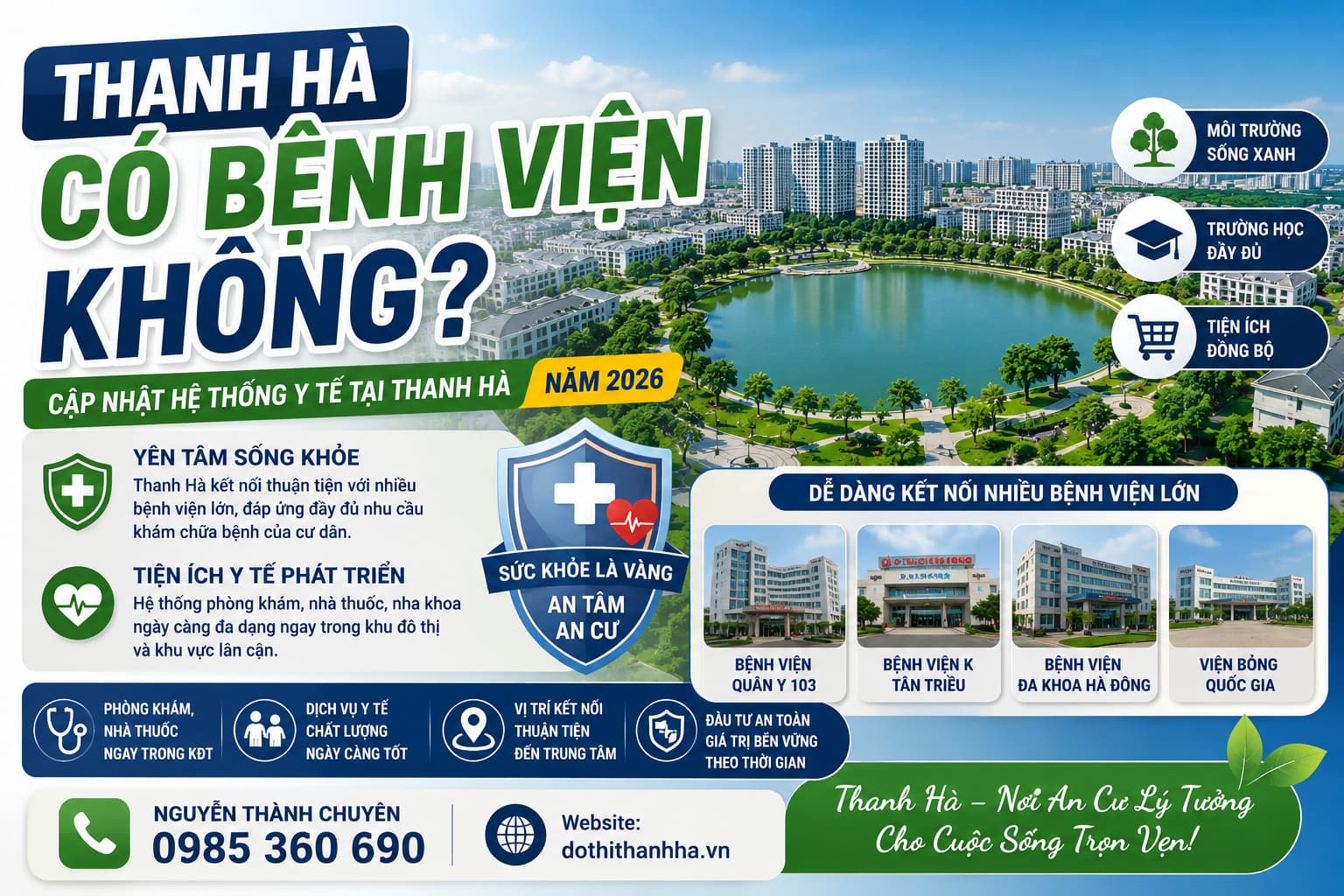 thanh hà có bệnh viện không