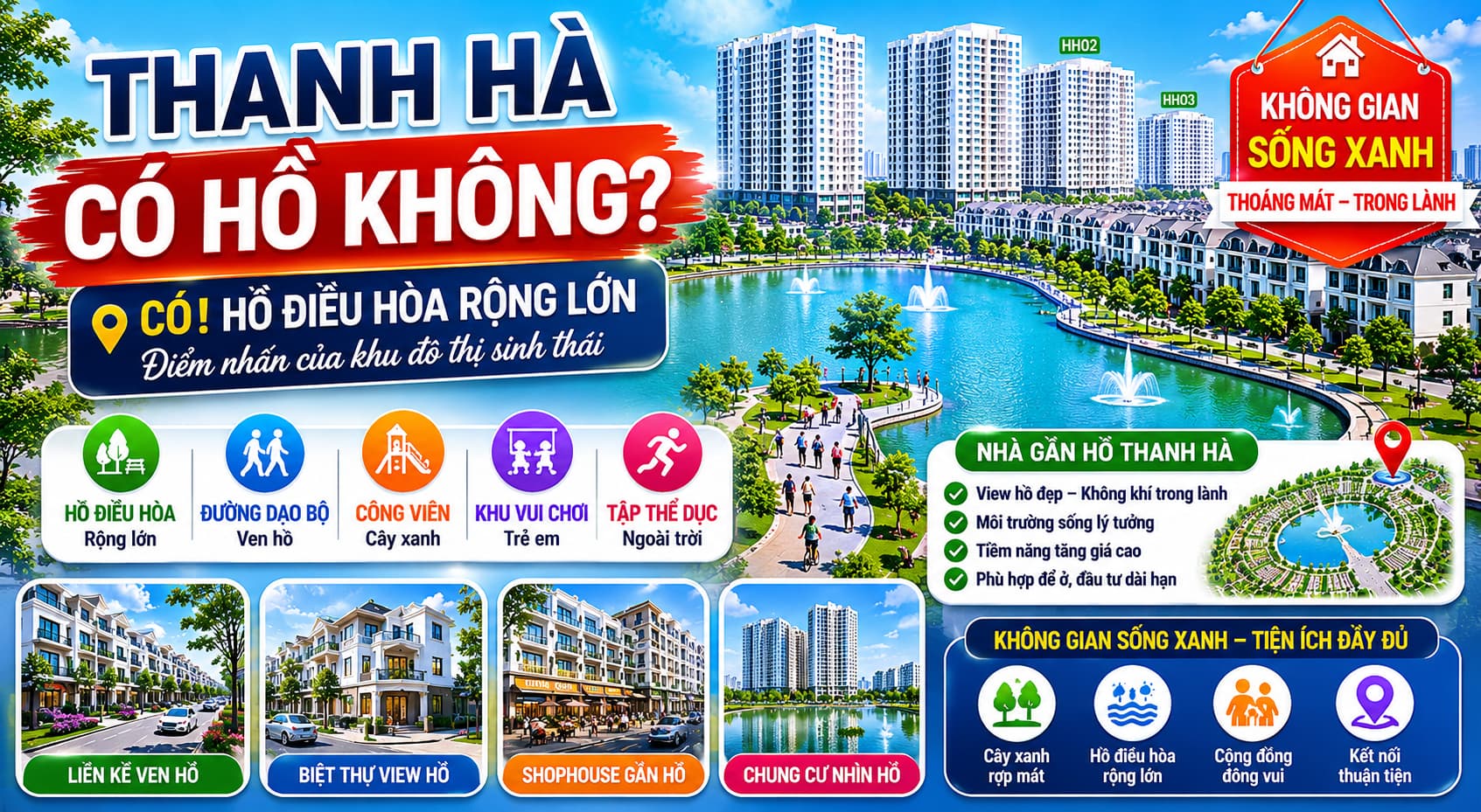 thanh hà có hồ không