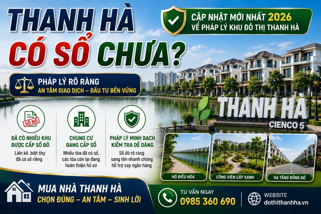 thanh hà có sổ chưa