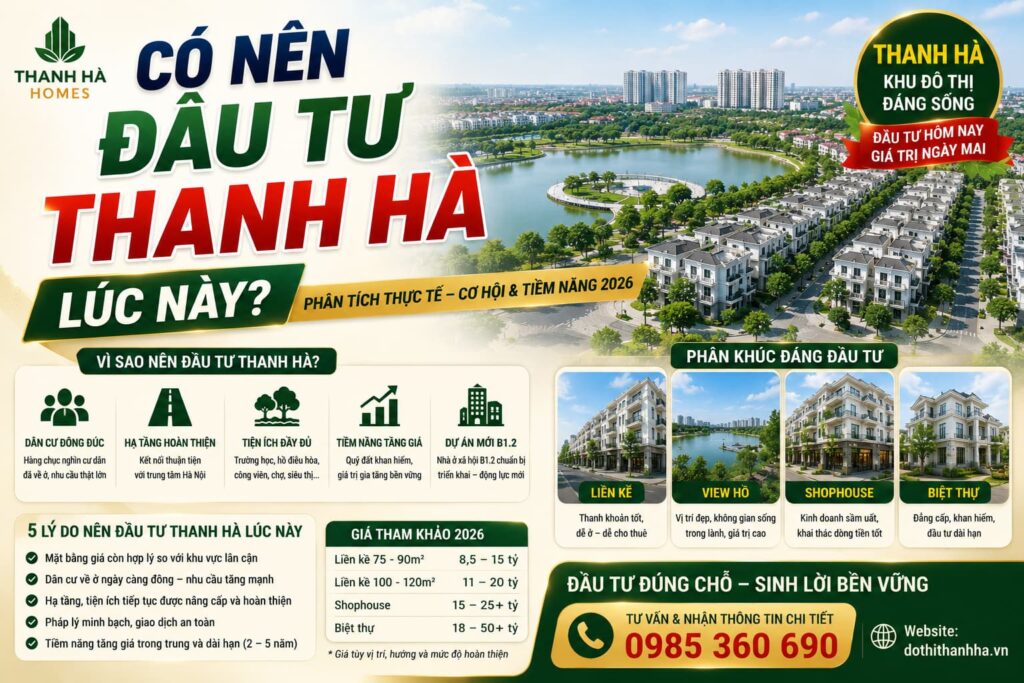 có nên đầu tư thanh hà lúc này