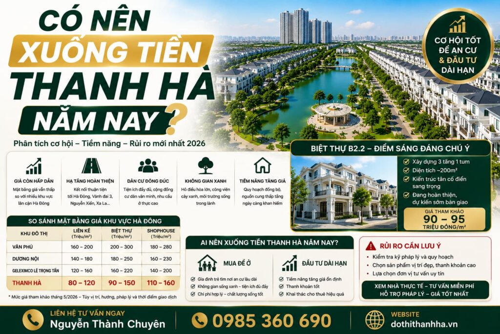 có nên xuống tiền thanh hà năm nay