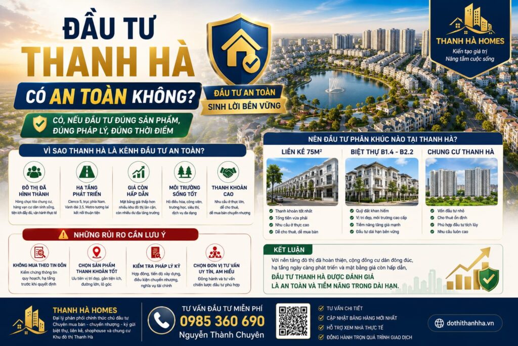 đầu tư thanh hà có an toàn không