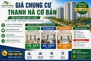 giá chung cư thanh hà cơ bản