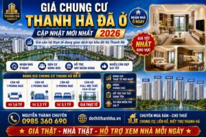 giá chung cư thanh hà đã ở