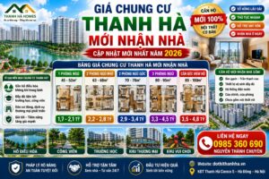 giá chung cư thanh hà mới nhất