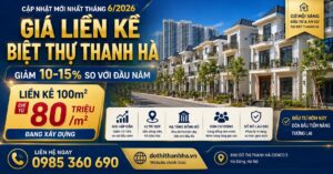 giá nhà thanh hà khu b