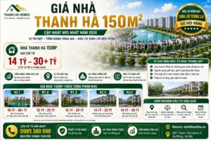 giá nhà thanh hà 150m2