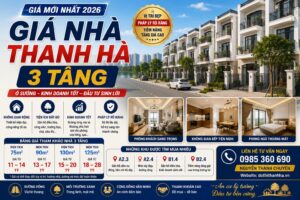 giá nhà thanh hà 3 tầng