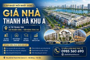 giá nhà thanh hà khu a
