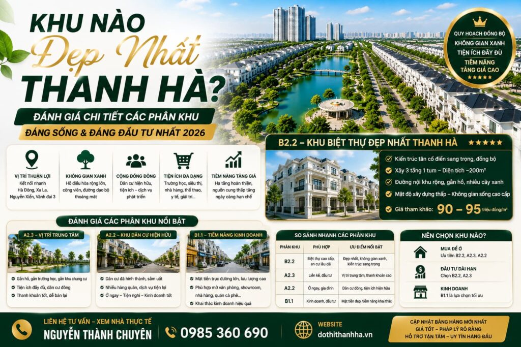 khu nào đẹp nhất thanh hà