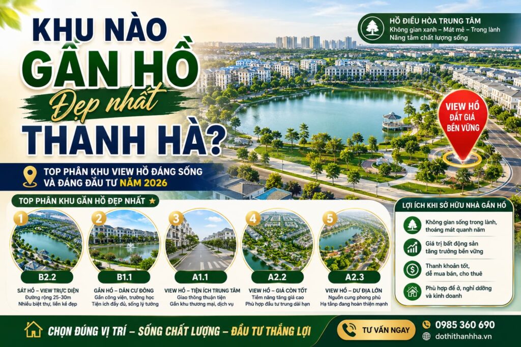 khu nào gần hồ đẹp nhất thanh hà