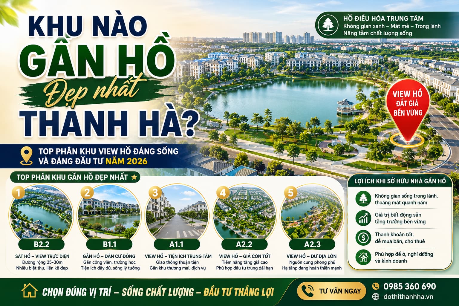 khu nào gần hồ đẹp nhất thanh hà