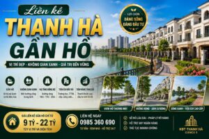 liền kề thanh hà gần hồ