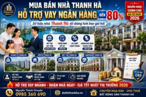 mua bán nhà thanh hà hỗ trợ vay ngân hàng