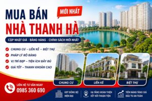 mua bán nhà thanh hà mới nhất