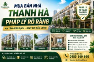 mua bán nhà thanh hà pháp lý rõ ràng