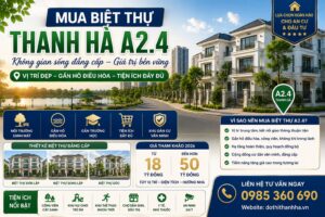 mua biệt thự thanh hà a2.4