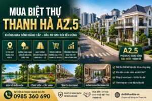 mua biệt thự thanh hà a2.5