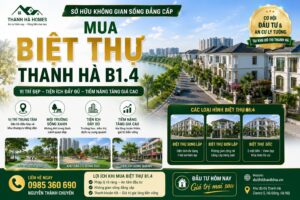 mua biệt thự thanh hà b1.4