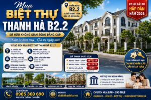 mua biệt thự thanh hà b2.2
