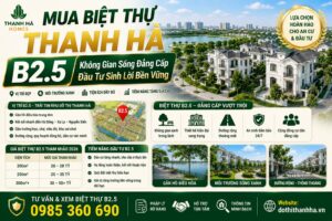 mua biệt thự thanh hà b2.5