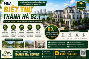 mua biệt thự thanh hà b3.1