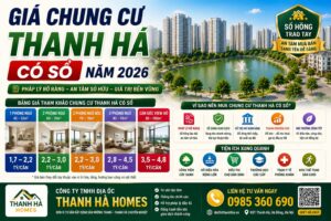 giá chung cư thanh hà có sổ