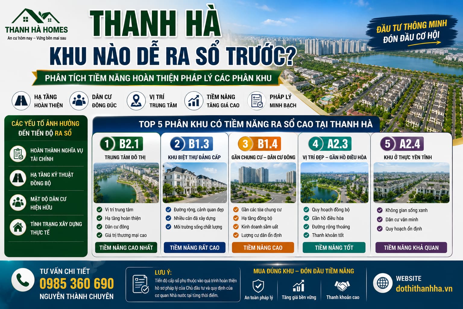 thanh hà khu nào dễ ra sổ
