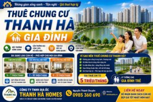 thuê chung cư thanh hà gia đình