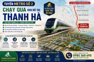 tuyến metro số 2 chạy qua thanh hà