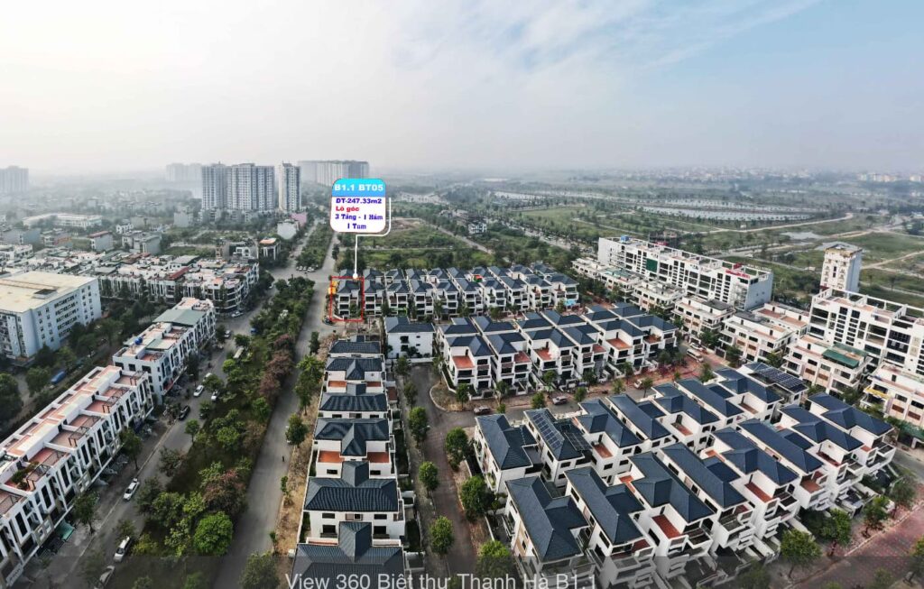 bán biệt thự thanh hà b1.1 biệt thự 5