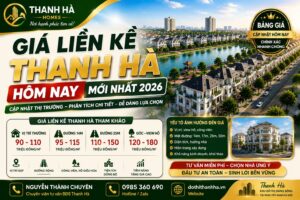 giá liền kề thanh hà hôm nay